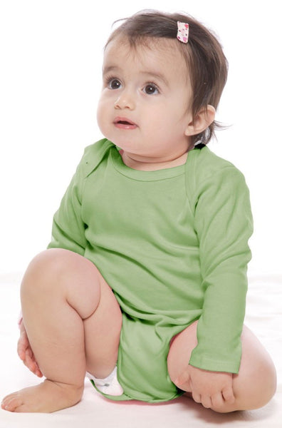 2037ORG Organic Infant Long Sleeve One Piece-yourzmart