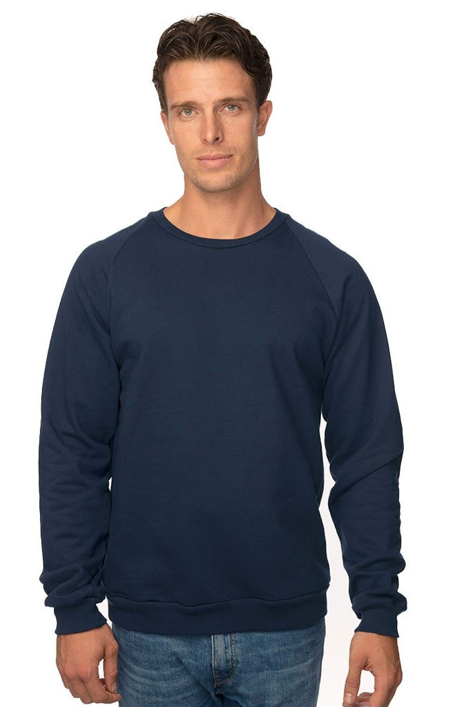 21053ORG Unisex Organic Raglan Crew Sweatshirt – Neck yourzmart