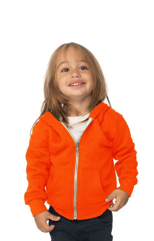 3333N Infant Fashion Fleece Neon Zip Hoody-yourzmart