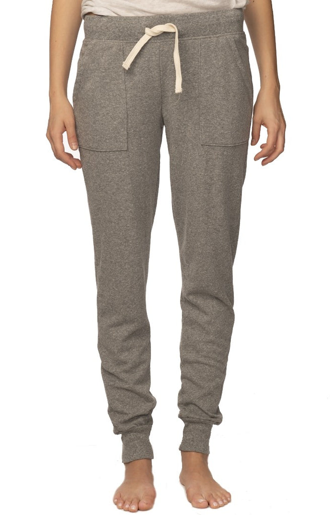 40017 Womens Triblend French Terry Jogger Pant-yourzmart