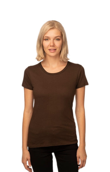 5001ORGW Womens Short Sleeve Organic Fine Jersey Tee-yourzmart